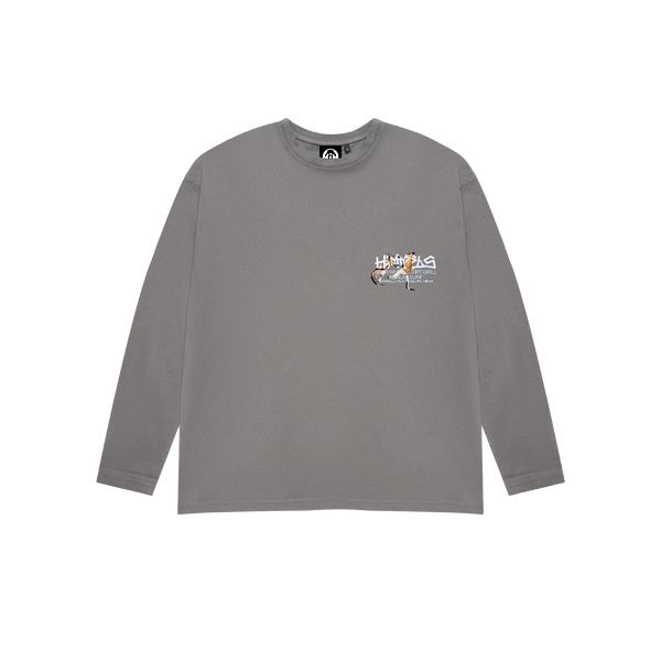 AUSTRALIAN CHARCOAL LONGSLEEVE