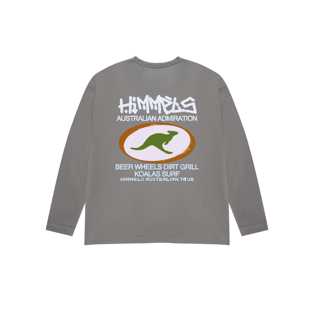 AUSTRALIAN CHARCOAL LONGSLEEVE