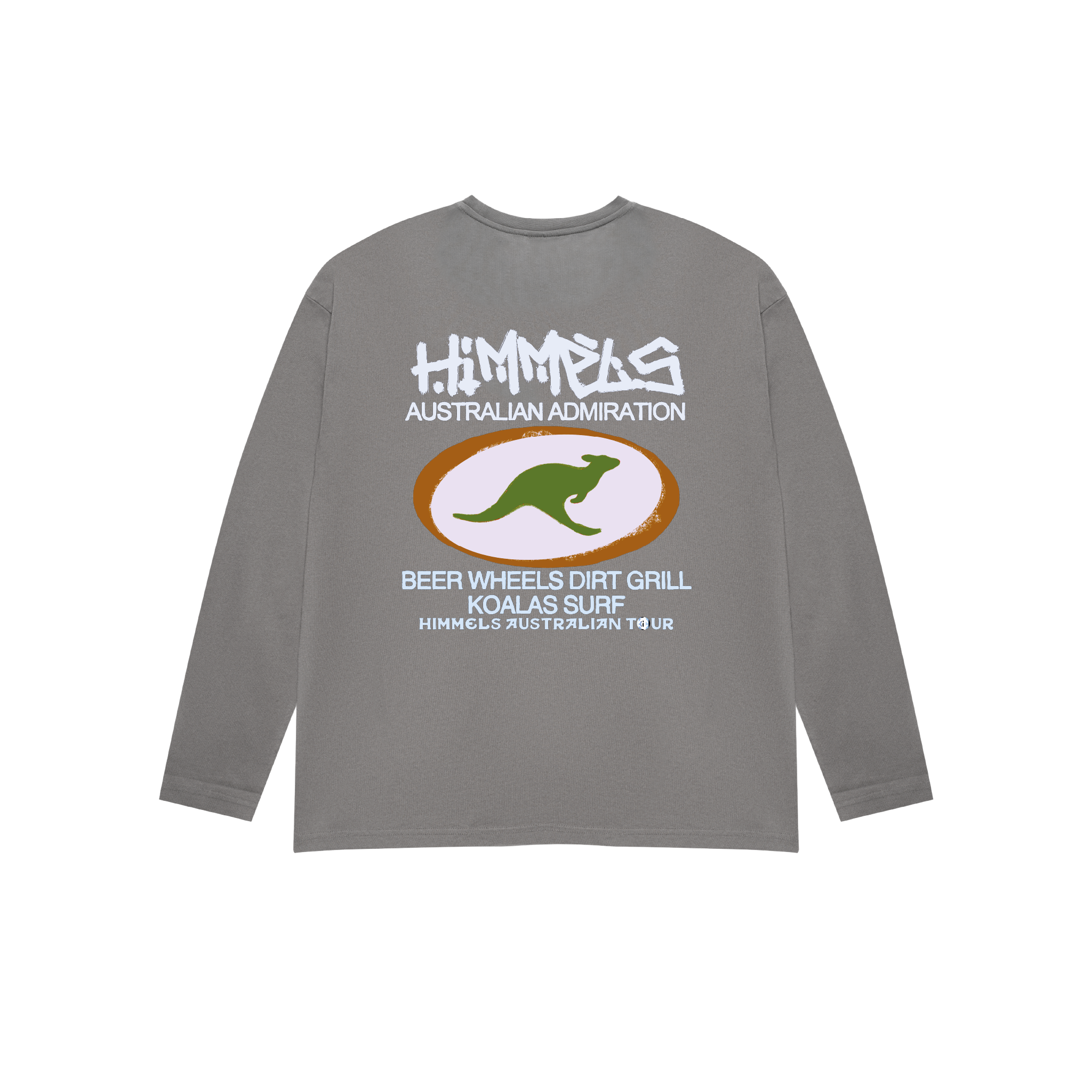 AUSTRALIAN CHARCOAL LONGSLEEVE