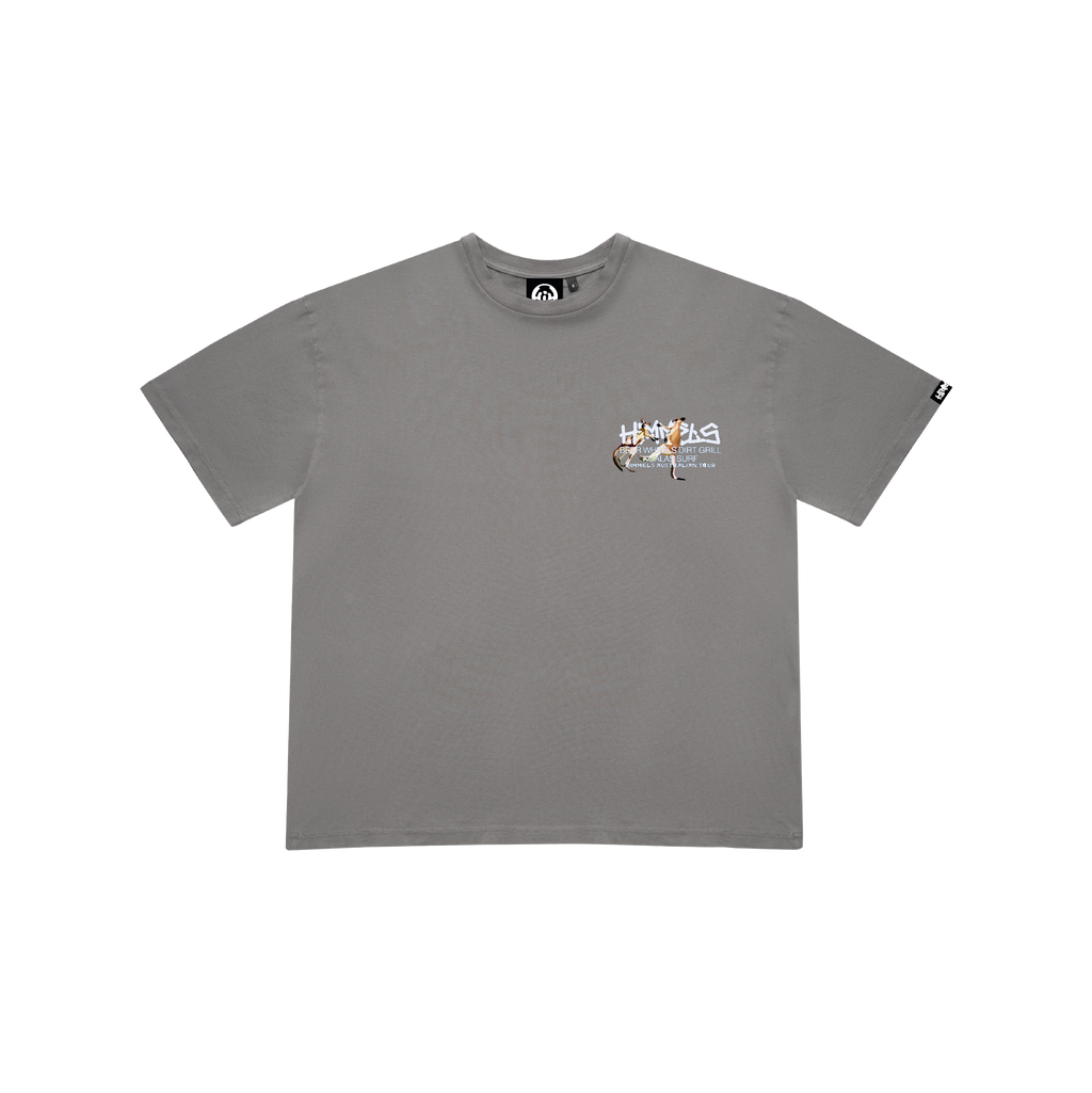 AUSTRALIAN CHARCOAL TEE