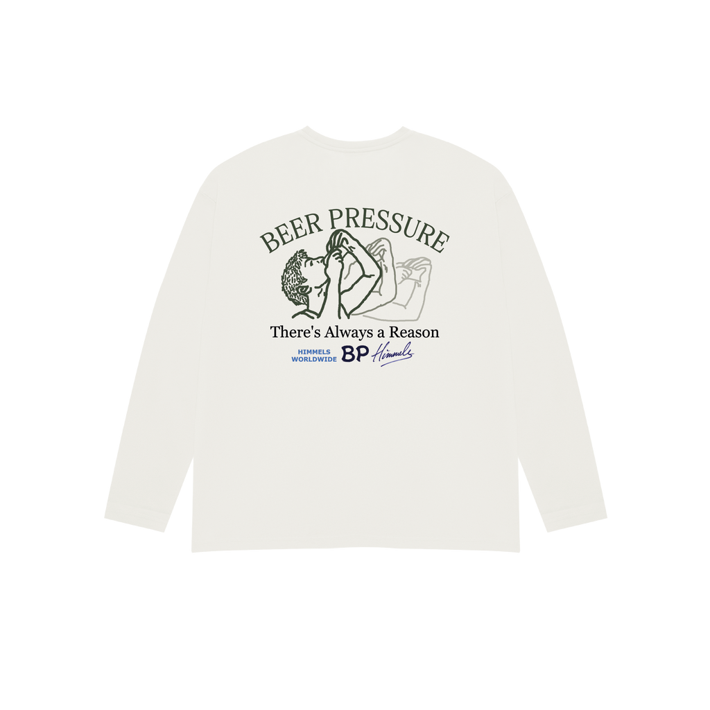 BP WHITE  LONGSLEEVE