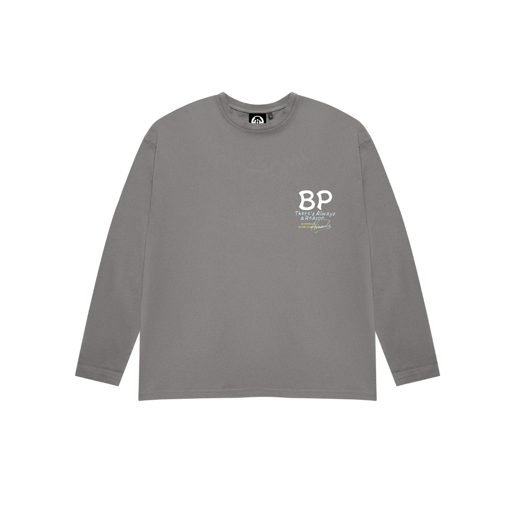BP CHARCOAL  LONGSLEEVE