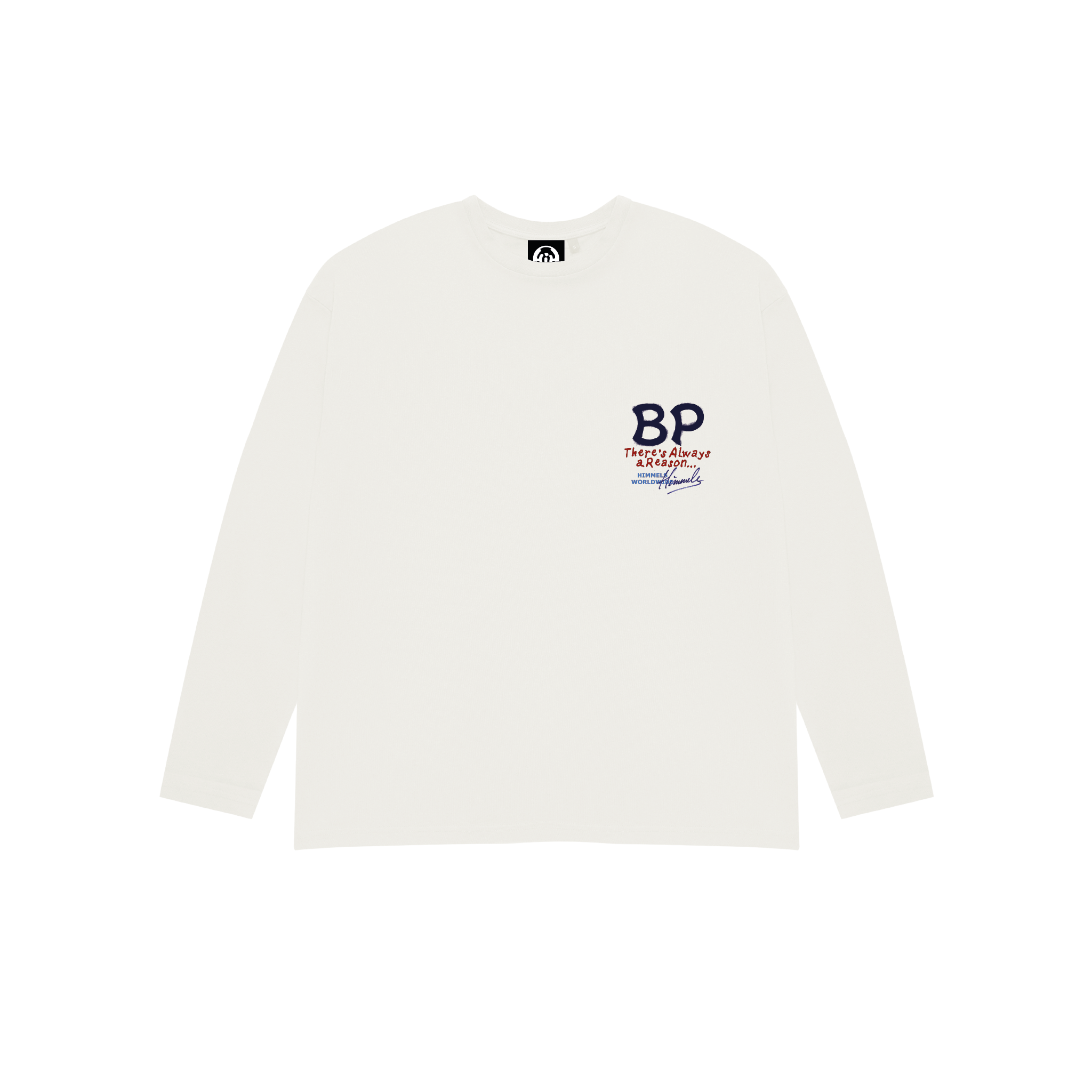 BP WHITE  LONGSLEEVE