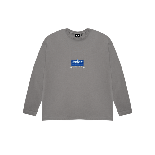 BLACKOUT PLANE CHARCOAL LONGSLEEVE