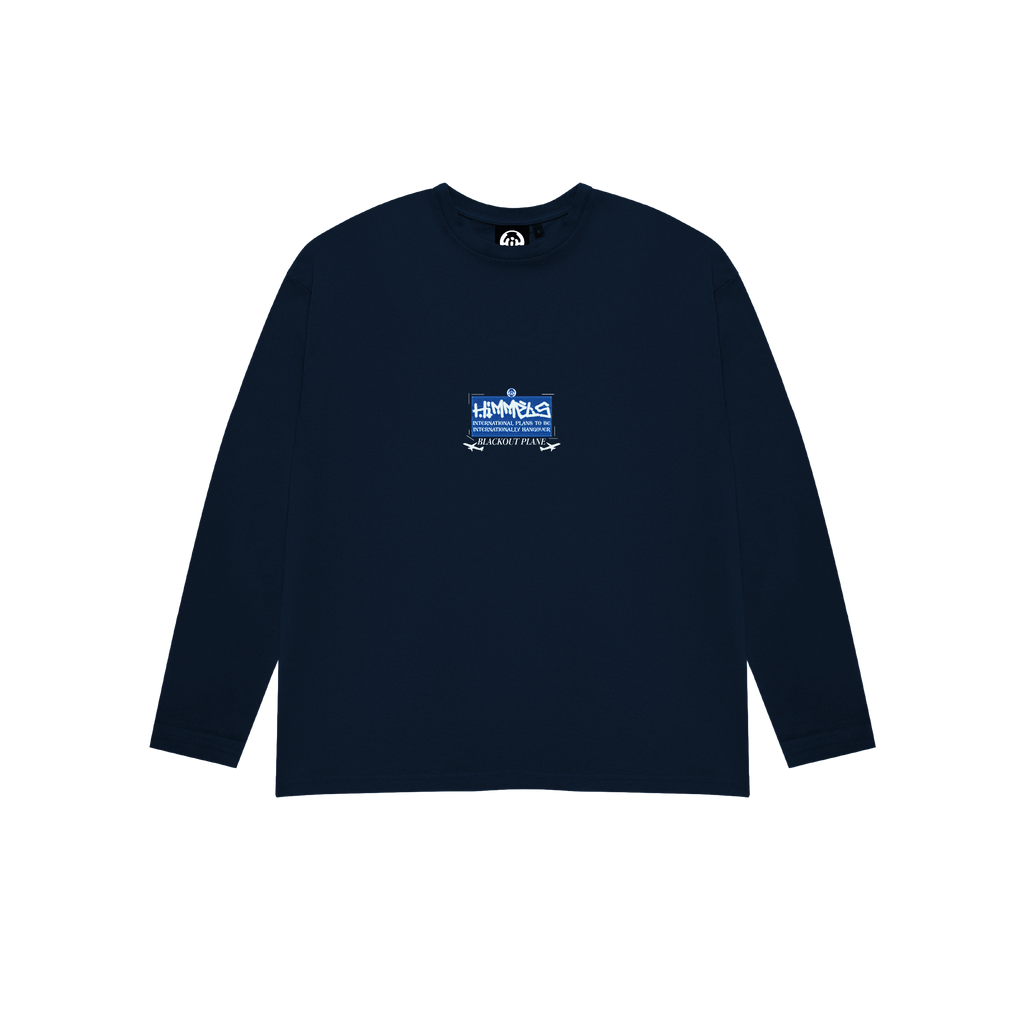 BLACKOUT PLANE NAVY BLUE LONGSLEEVE