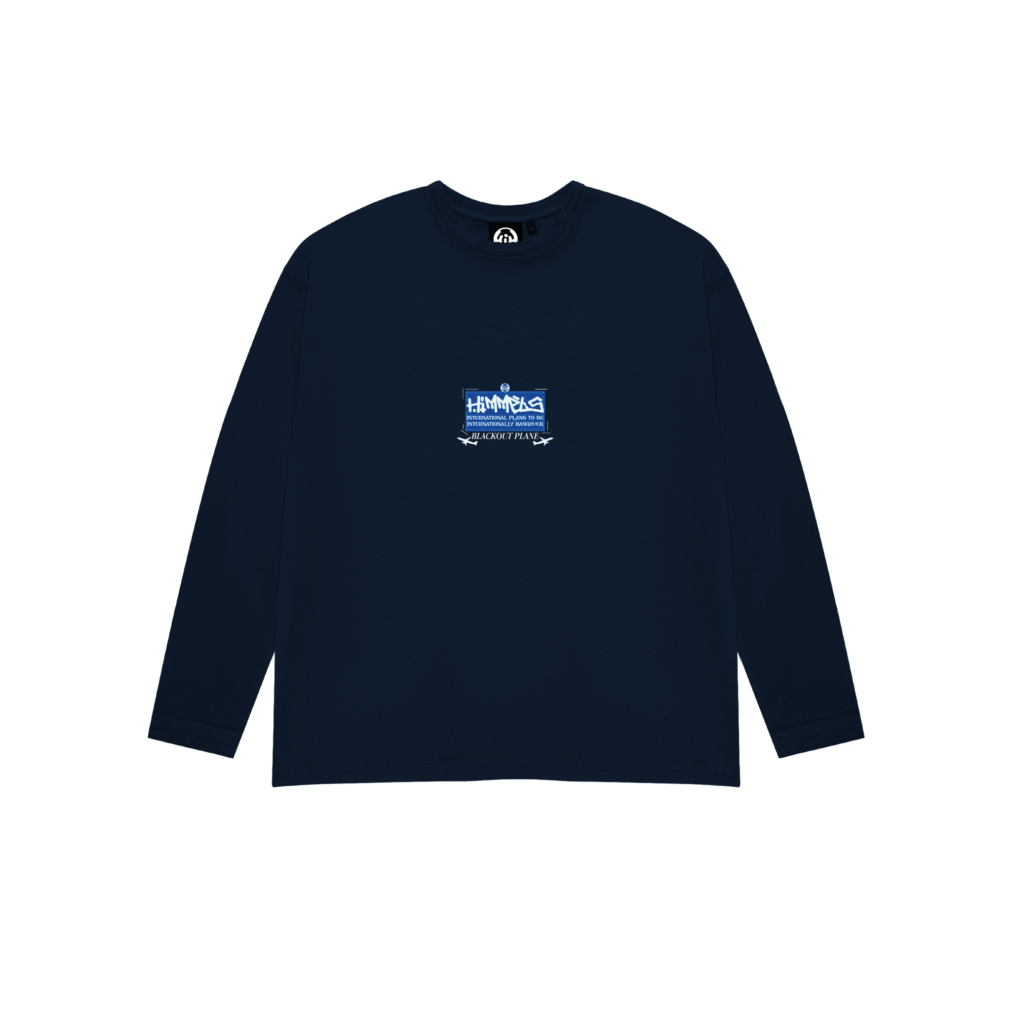 BLACKOUT PLANE NAVY BLUE LONGSLEEVE