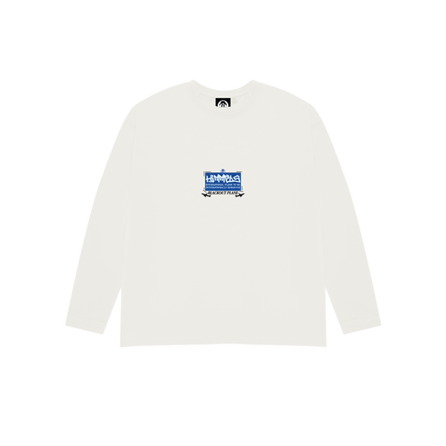 BLACKOUT PLANE  WHITE LONGSLEEVE