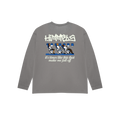BLACKOUT PLANE CHARCOAL LONGSLEEVE