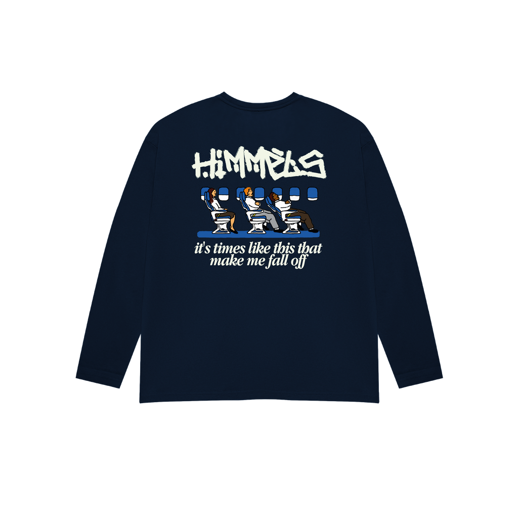 BLACKOUT PLANE NAVY BLUE LONGSLEEVE
