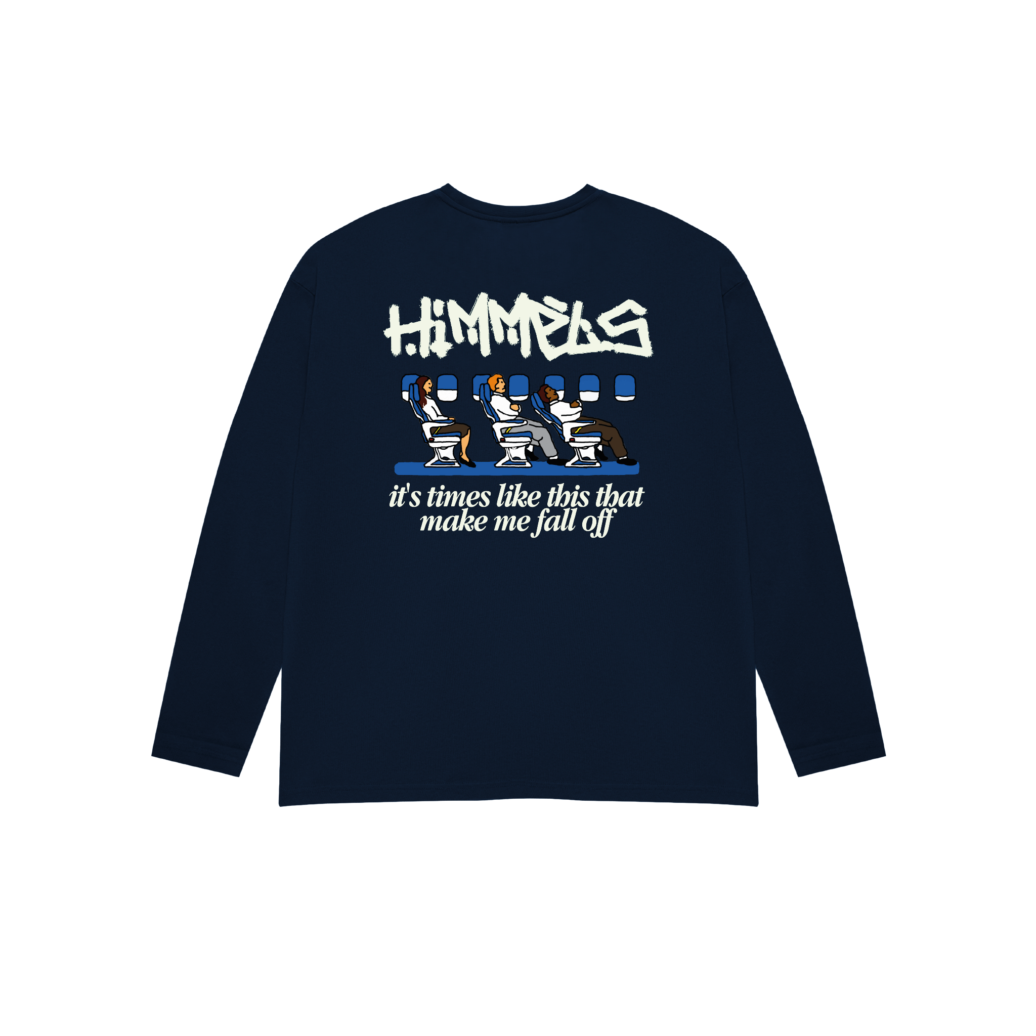 BLACKOUT PLANE NAVY BLUE LONGSLEEVE