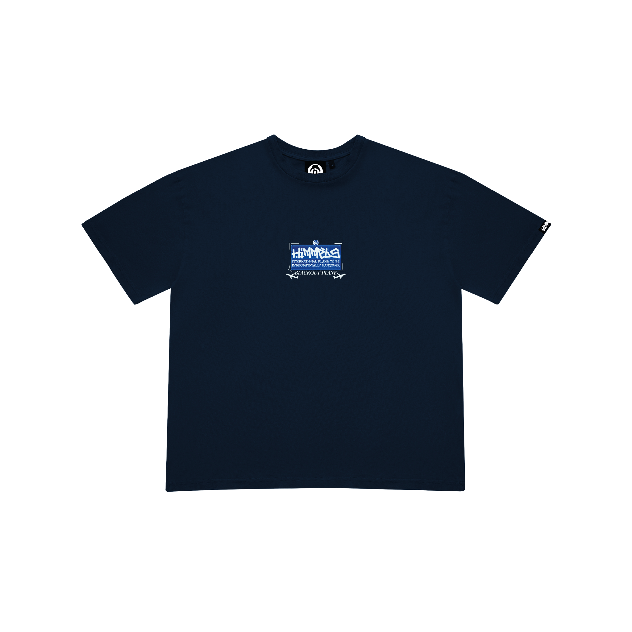 BLACKOUT PLANE NAVY BLUE TEE