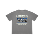 BLACKOUT PLANE CHARCOAL TEE