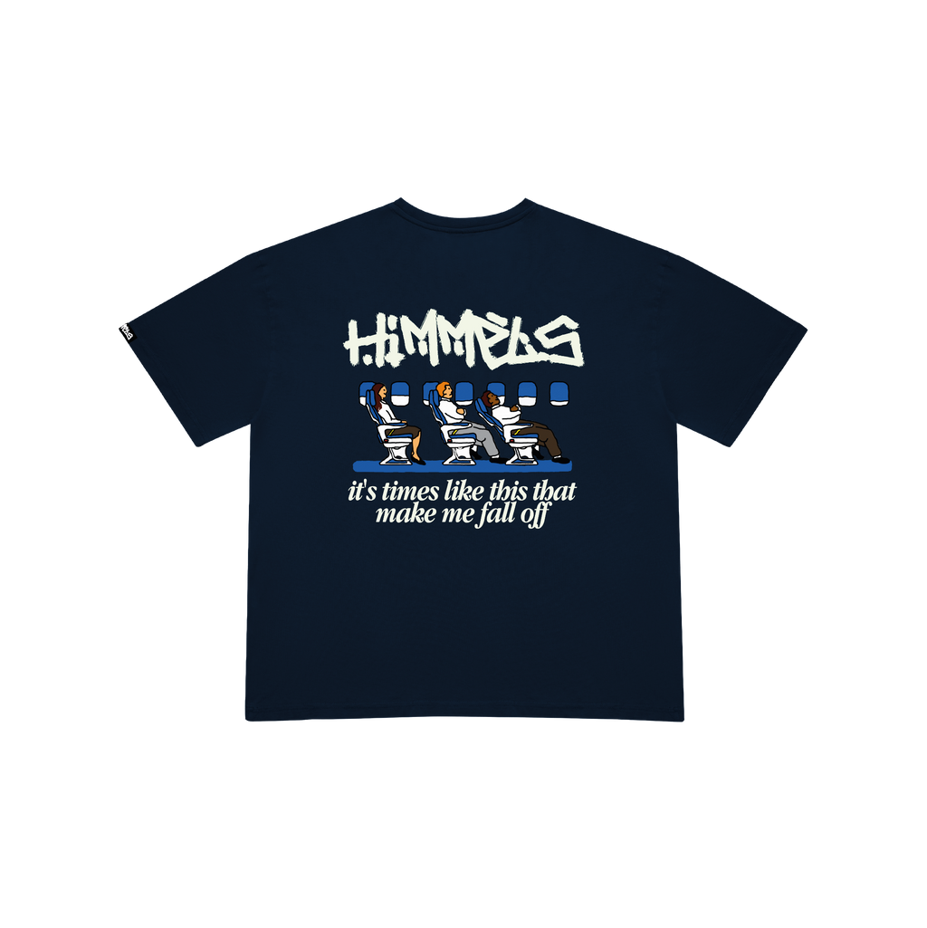 BLACKOUT PLANE NAVY BLUE TEE