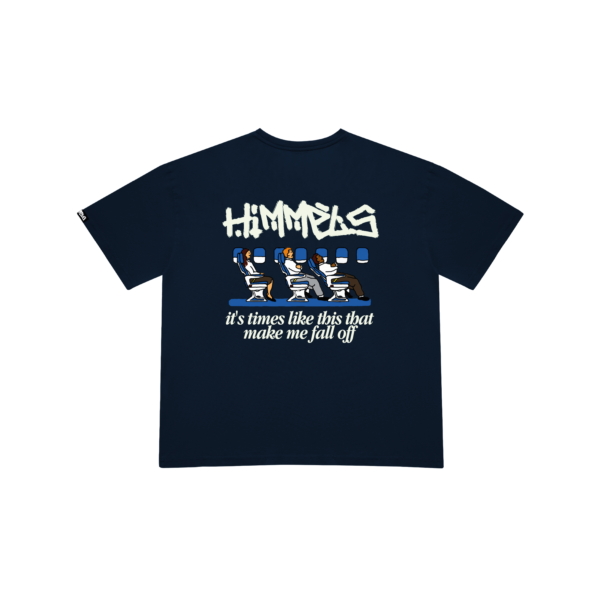 BLACKOUT PLANE NAVY BLUE TEE