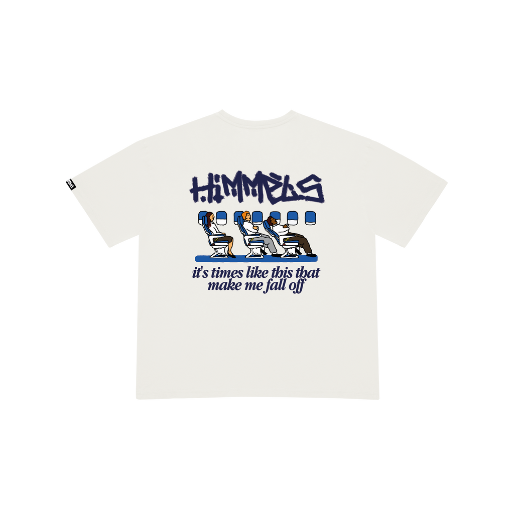 BLACKOUT PLANE WHITE TEE
