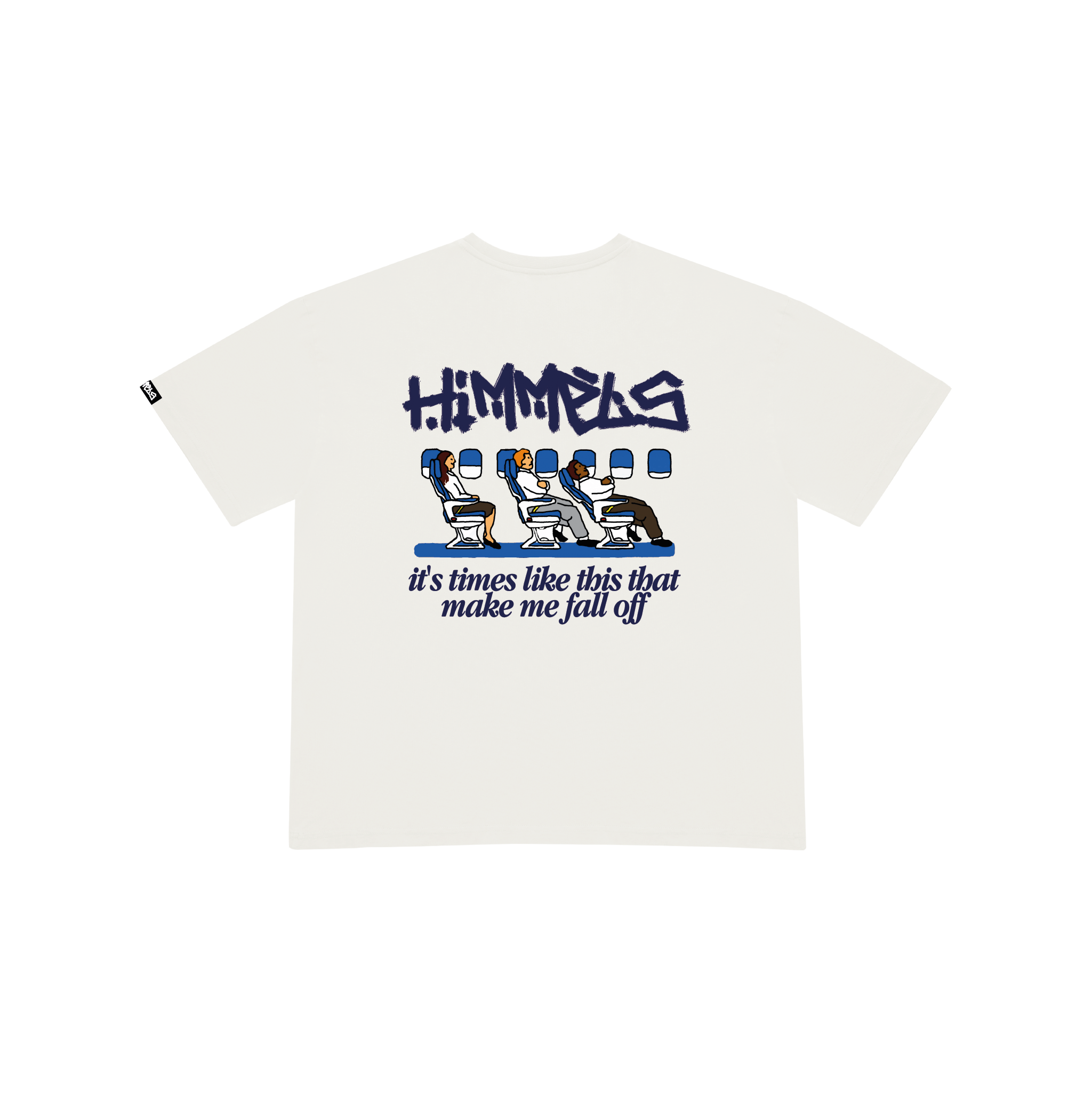 BLACKOUT PLANE WHITE TEE