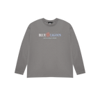 BLUE LAGOON LONG SLEEVE T-SHIRT CHARCOAL