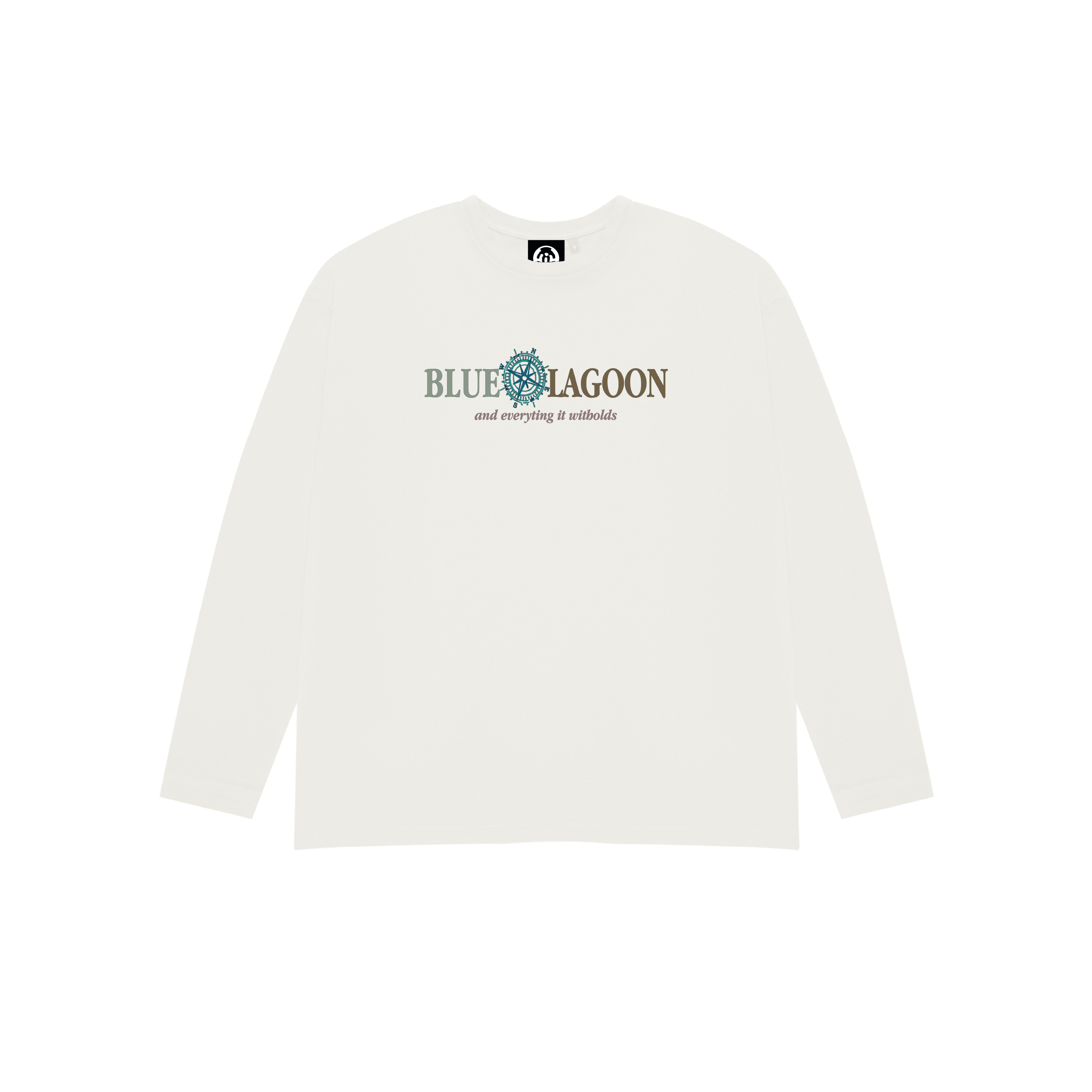 BLUE LAGOON LONG-SLEEVED T-SHIRT WHITE