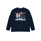 BLUE LAGOON LONG SLEEVE T-SHIRT NAVY BLUE