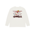 T-SHIRT BLUE LAGOON LONG SLEEVE WHITE