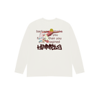 T-SHIRT BLUE LAGOON LONG SLEEVE WHITE
