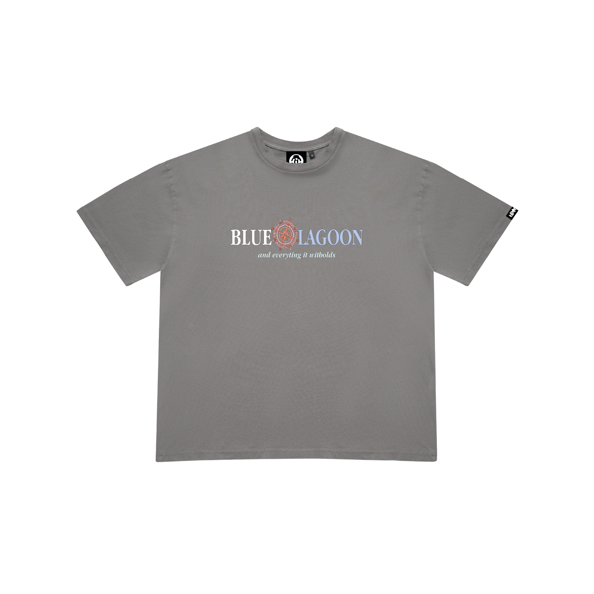 BLUE LAGOON CHARCOAL T-SHIRT