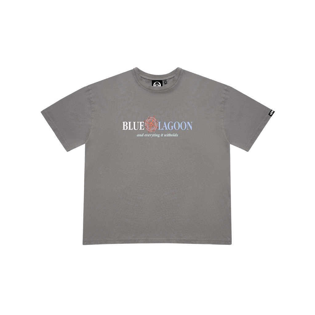 BLUE LAGOON CHARCOAL T-SHIRT