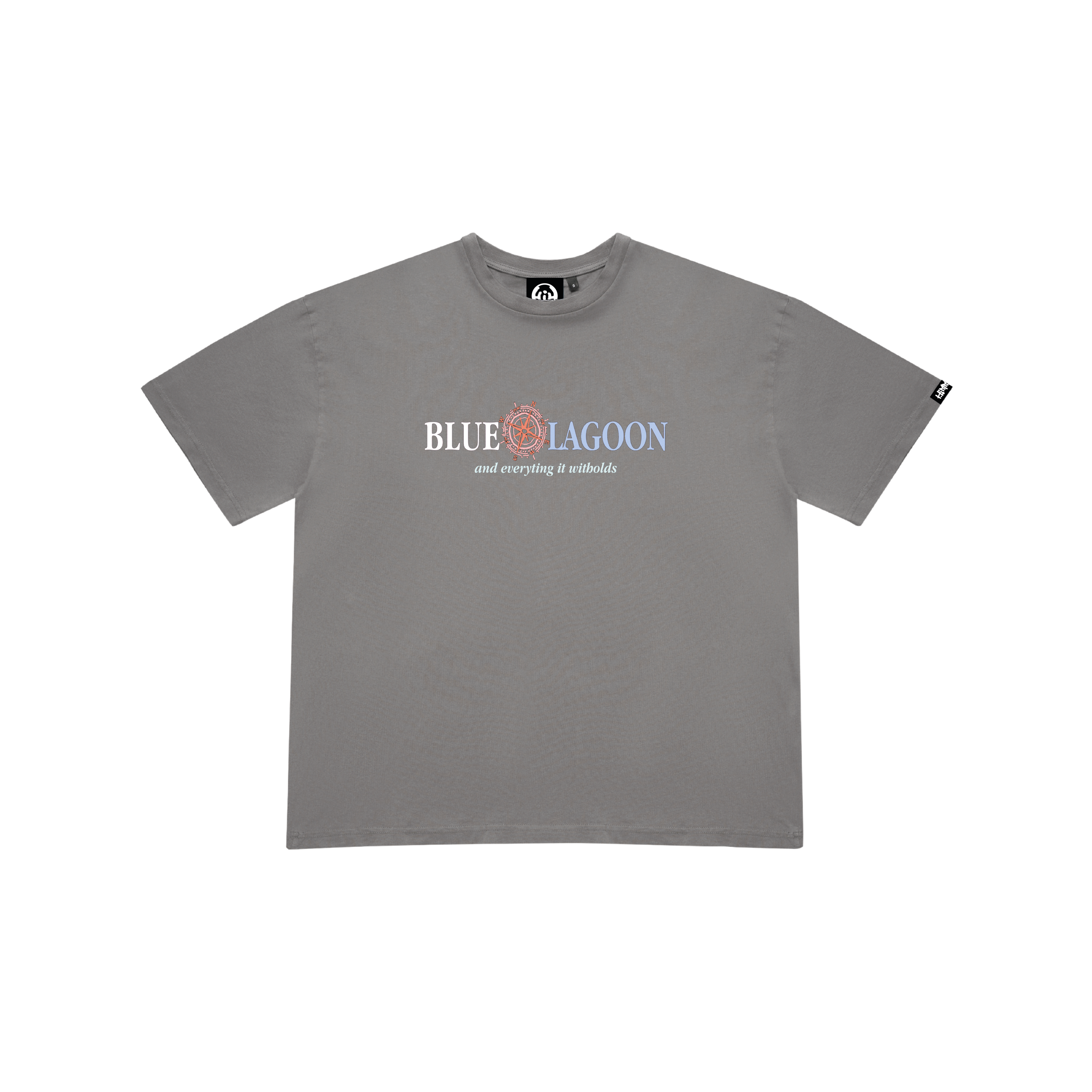 BLUE LAGOON CHARCOAL T-SHIRT