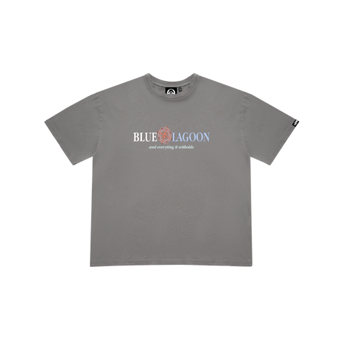 BLUE LAGOON CHARCOAL T-SHIRT