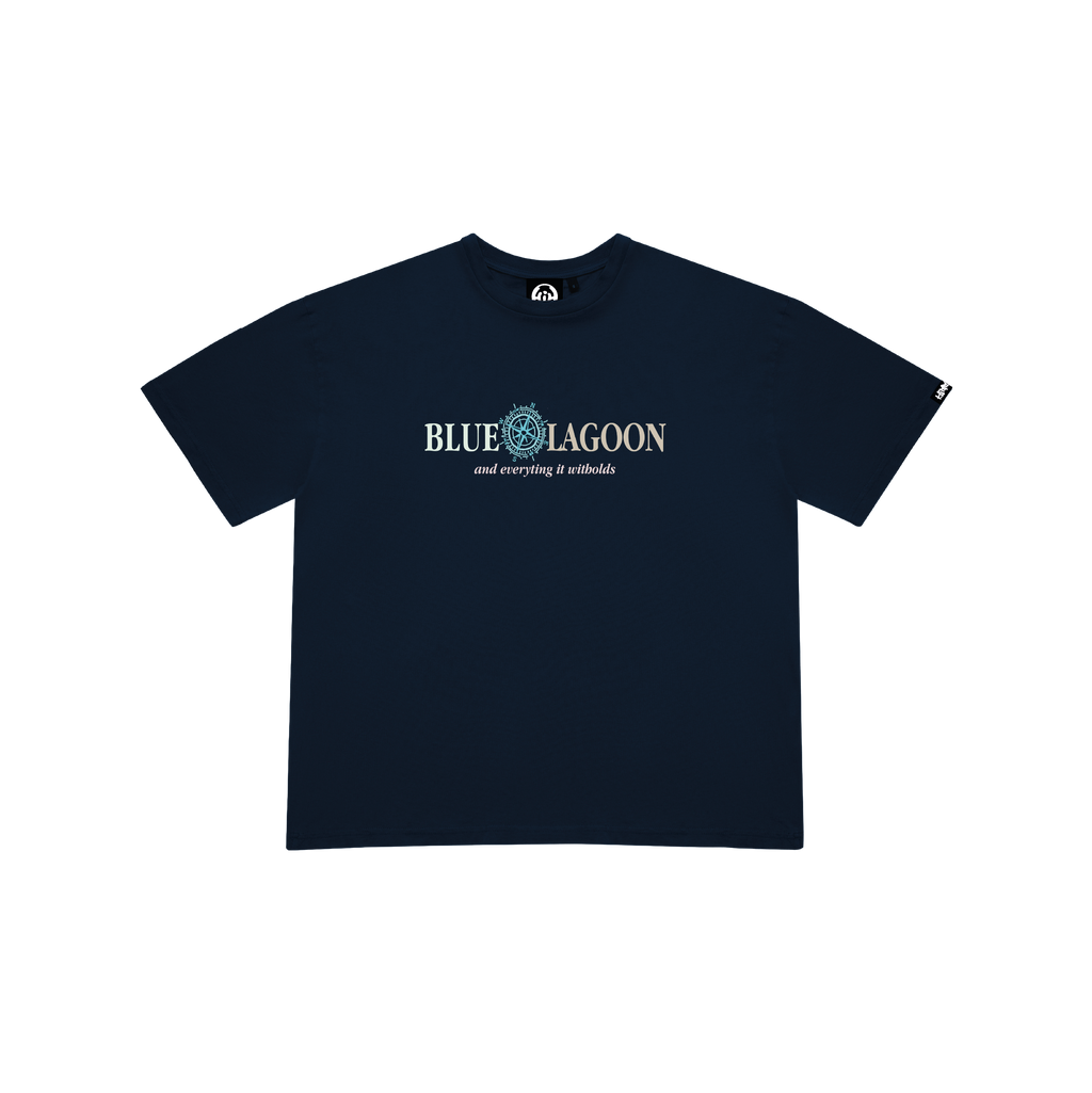 BLUE LAGOON NAVY BLUE T-SHIRT
