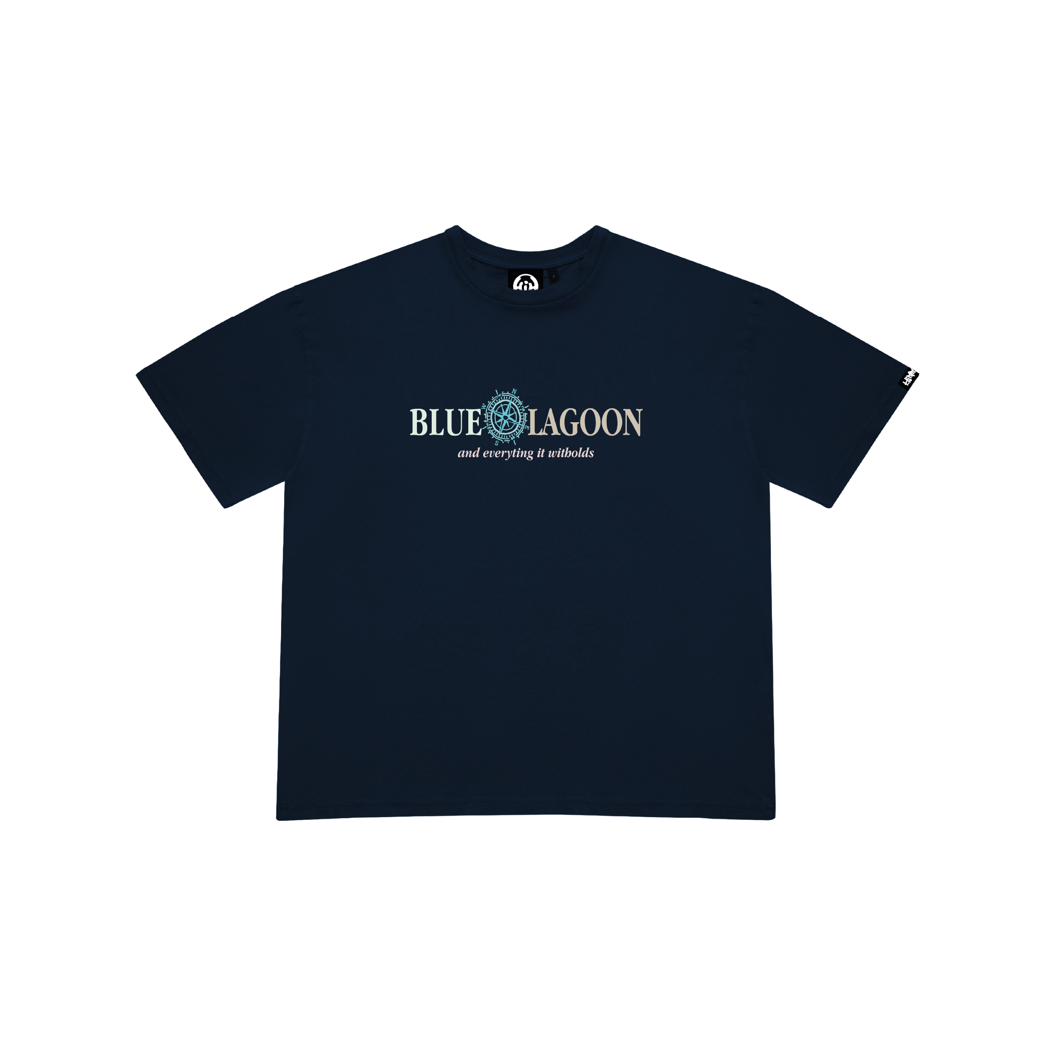 BLUE LAGOON NAVY BLUE T-SHIRT