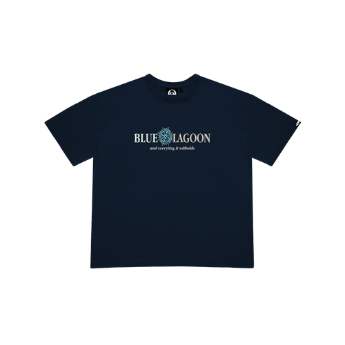 BLUE LAGOON NAVY BLUE T-SHIRT