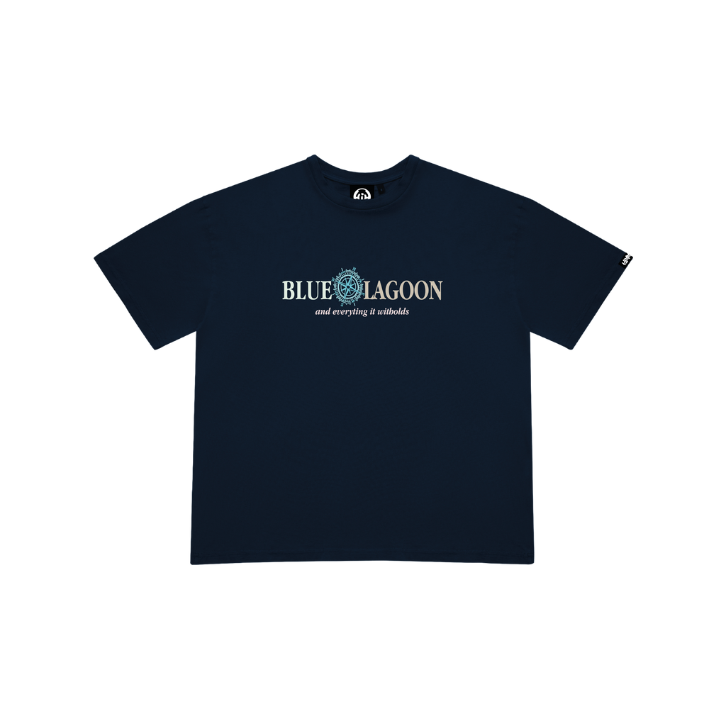 BLUE LAGOON NAVY BLUE T-SHIRT