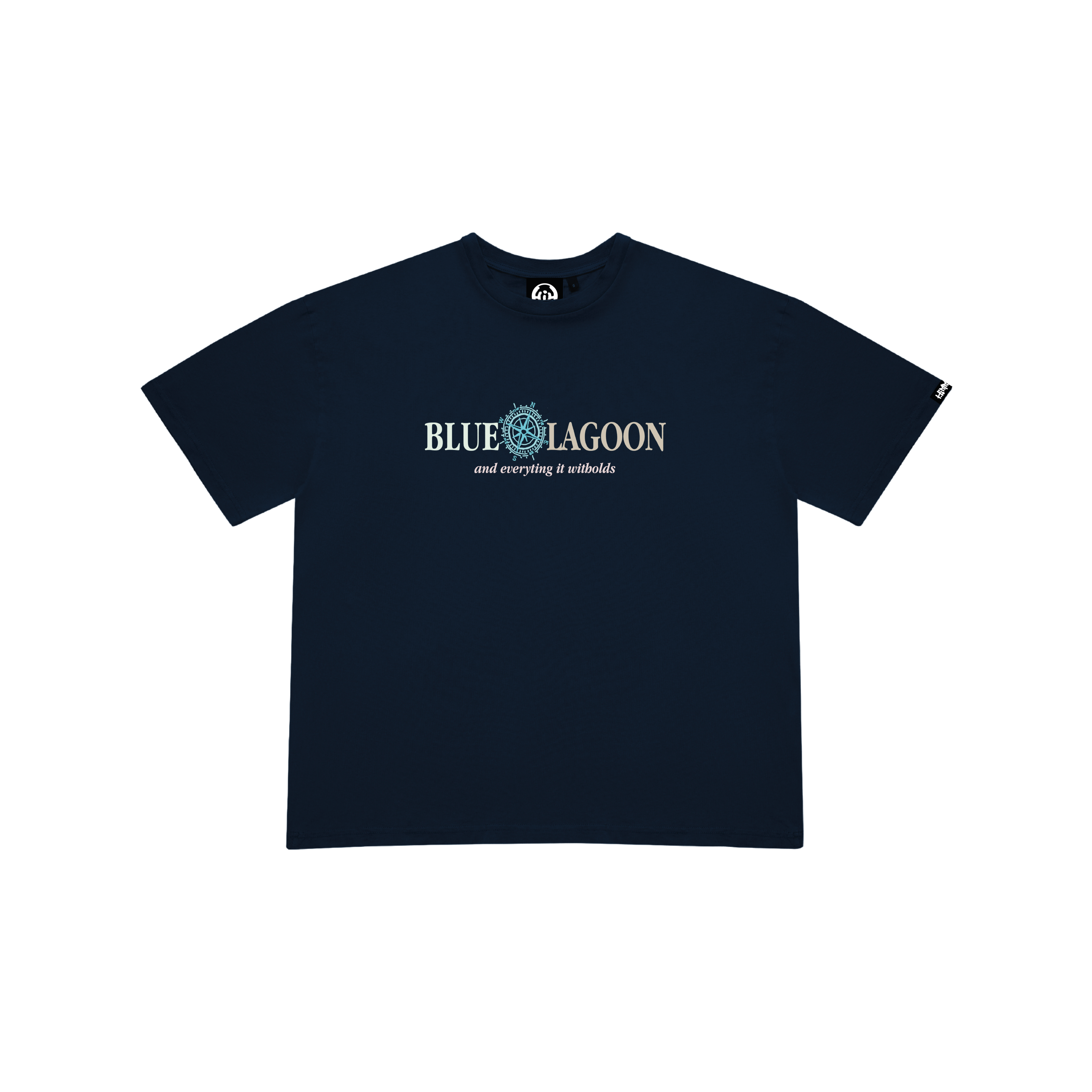 BLUE LAGOON NAVY BLUE T-SHIRT