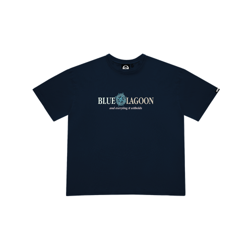BLUE LAGOON NAVY BLUE T-SHIRT