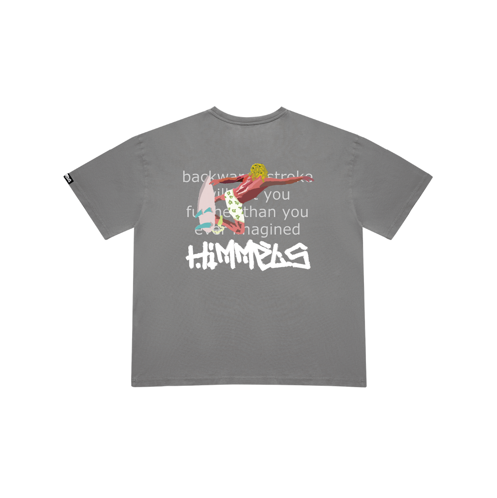 BLUE LAGOON CHARCOAL T-SHIRT