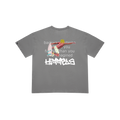 BLUE LAGOON CHARCOAL T-SHIRT