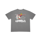 BLUE LAGOON CHARCOAL T-SHIRT