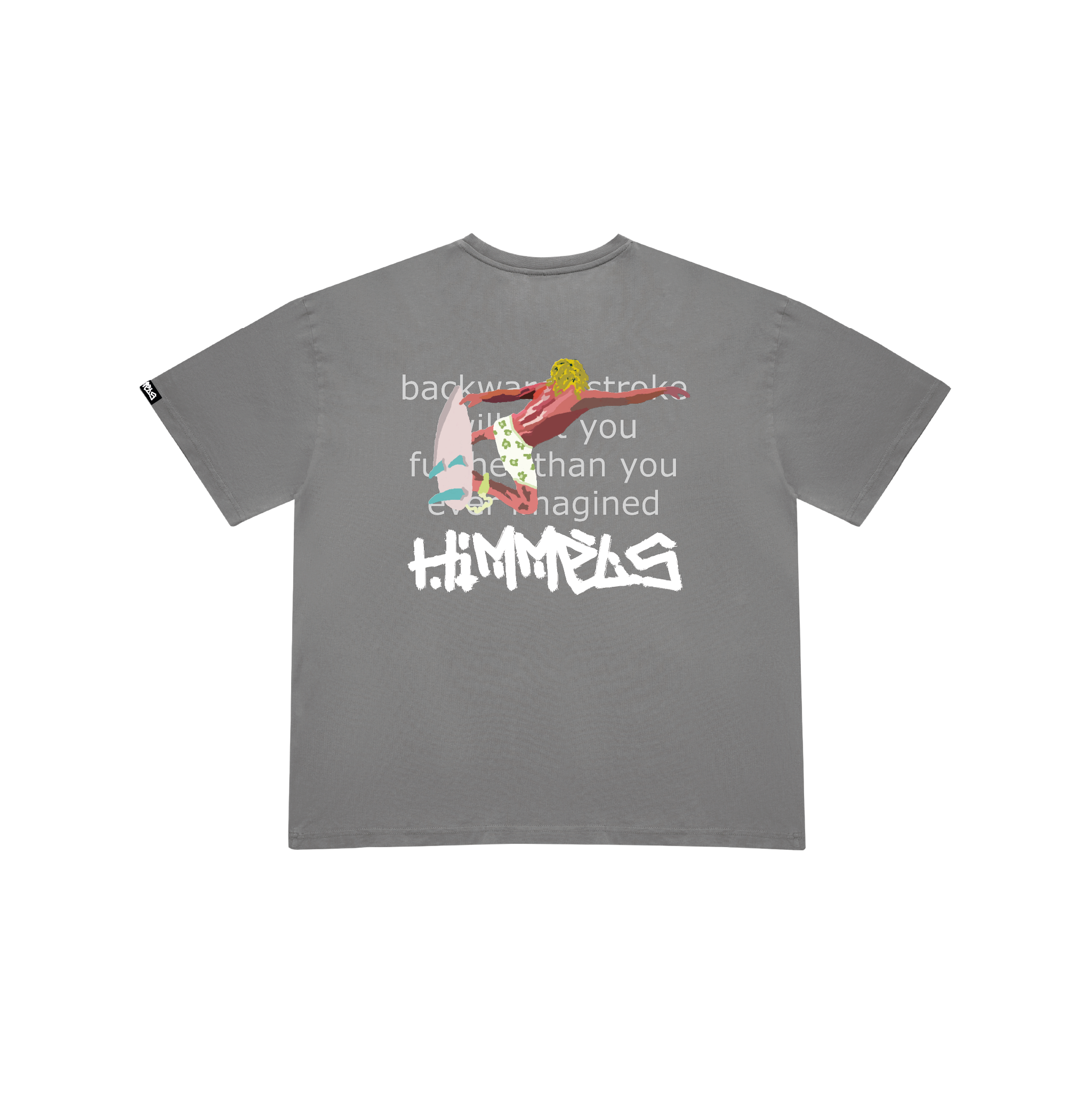 BLUE LAGOON CHARCOAL T-SHIRT