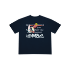 BLUE LAGOON NAVY BLUE T-SHIRT