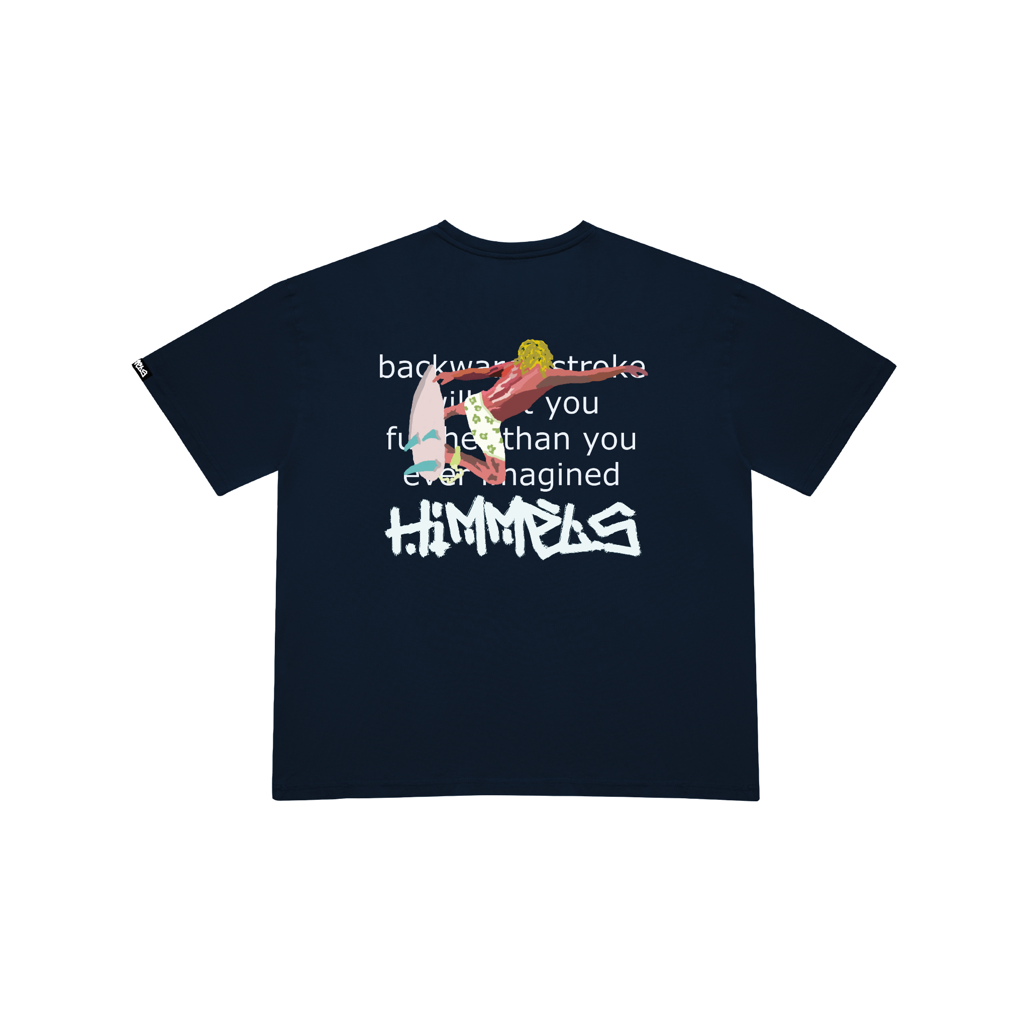 BLUE LAGOON NAVY BLUE T-SHIRT