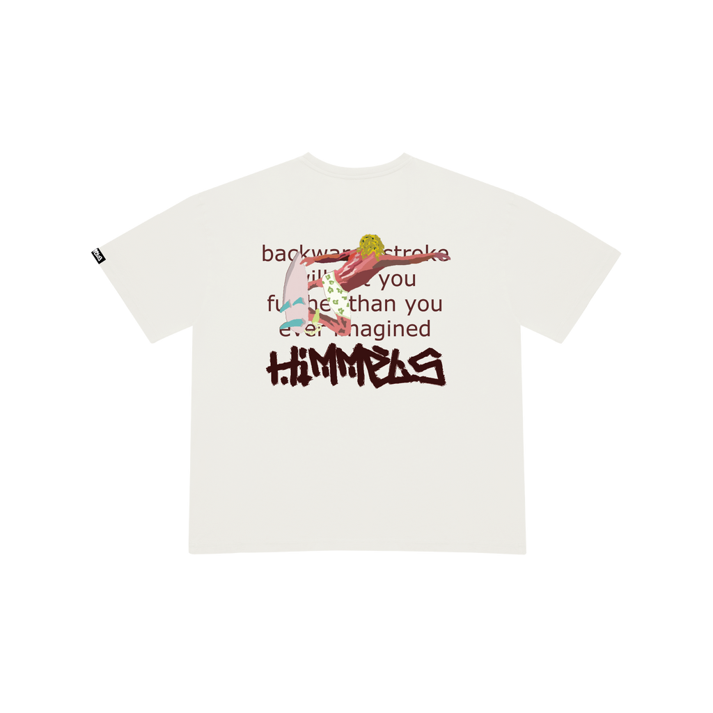 BLUE LAGOON WHITE T-SHIRT