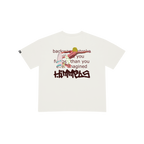 BLUE LAGOON WHITE T-SHIRT