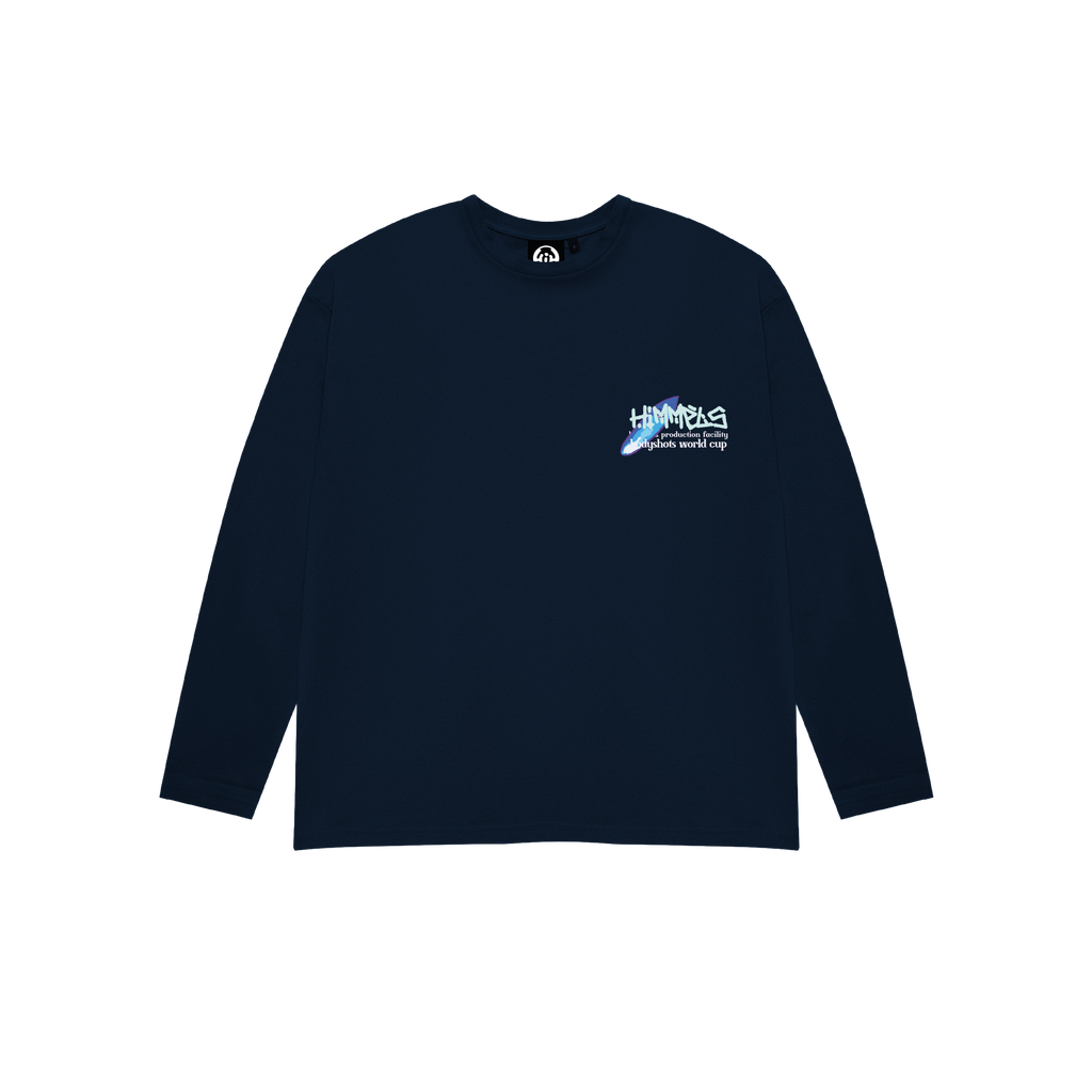 BODYSHOT SURFERS LONG SLEEVE NAVY T-SHIRT