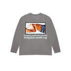BODYSHOT SURFERS LONG SLEEVE T-SHIRT CHARCOAL