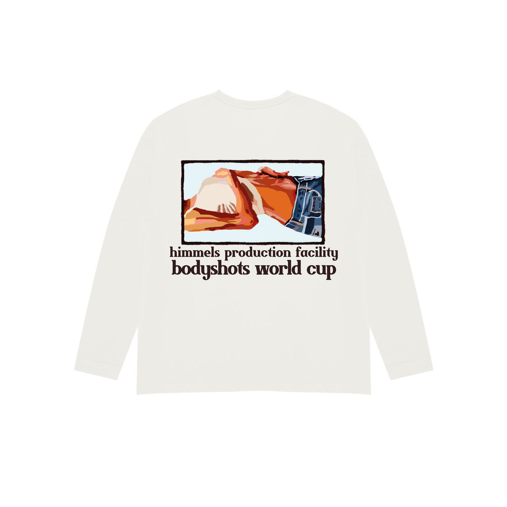 BODYSHOT SURFERS LONG SLEEVE T-SHIRT WHITE
