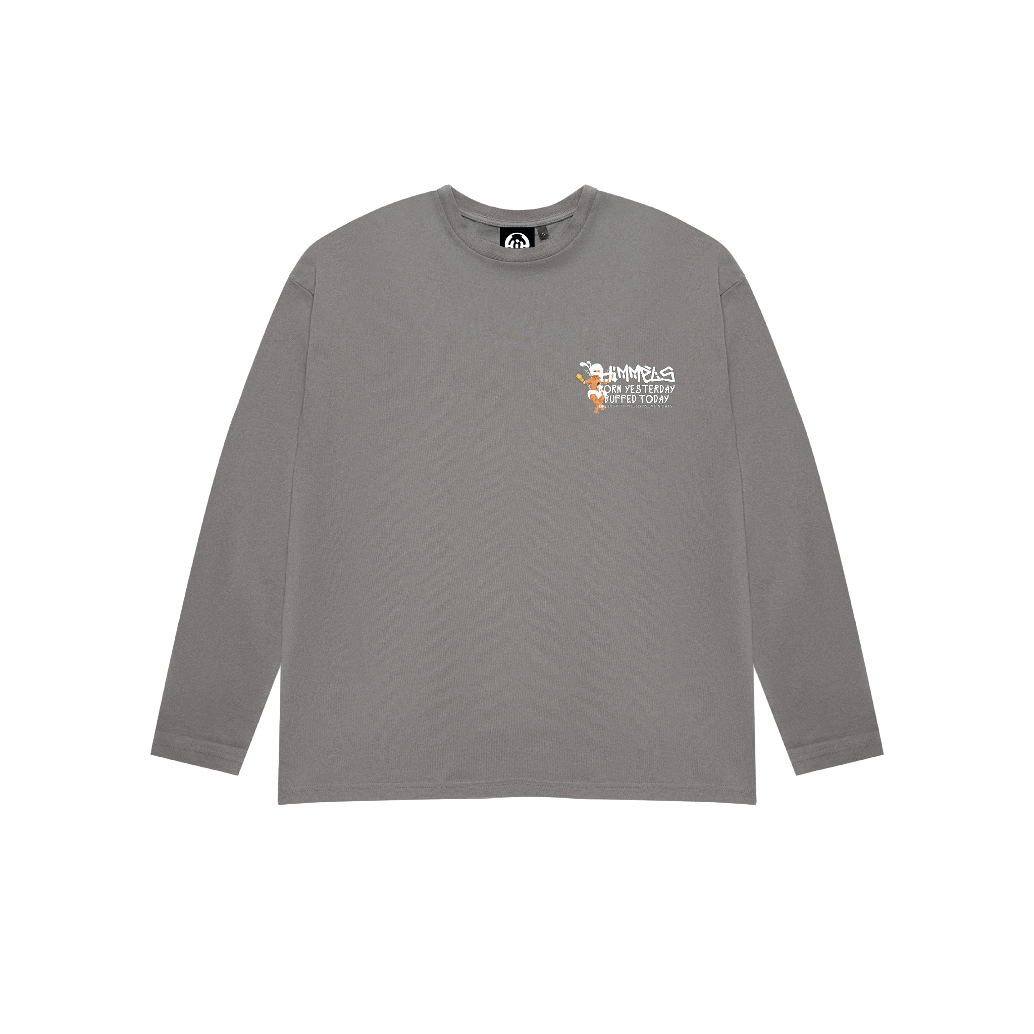 BORN YESTERDAY CHARCOAL  LONGSLEEVE