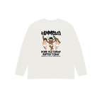 BORN YESTERDAY WHITE LONGSLEEVE