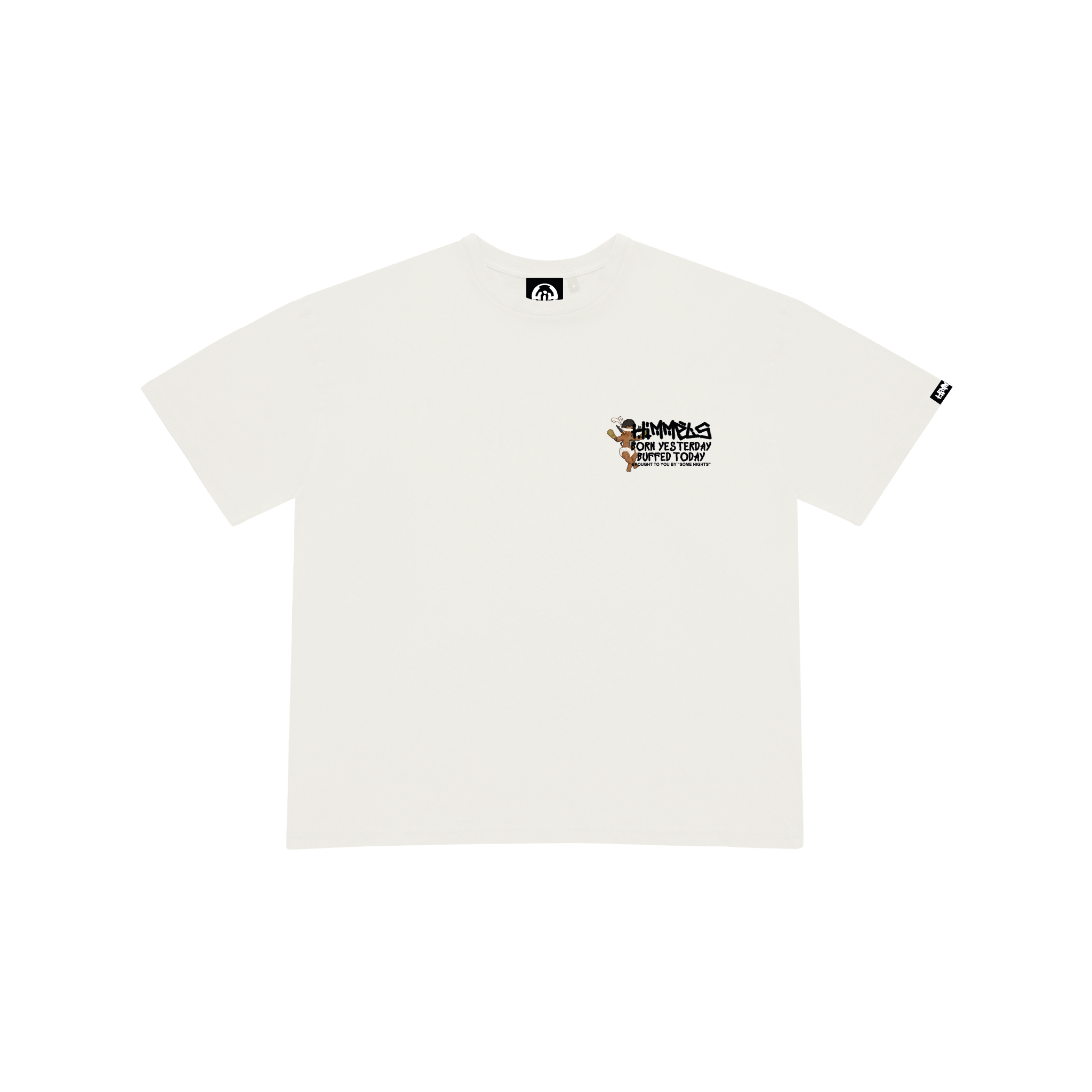BORN YESTERDAY WHITE TEE