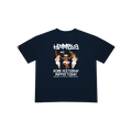 BORN YESTERDAY NAVY BLUE TEE